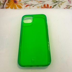 Velvet Caviar iPhone 14 Plus Neon Green case